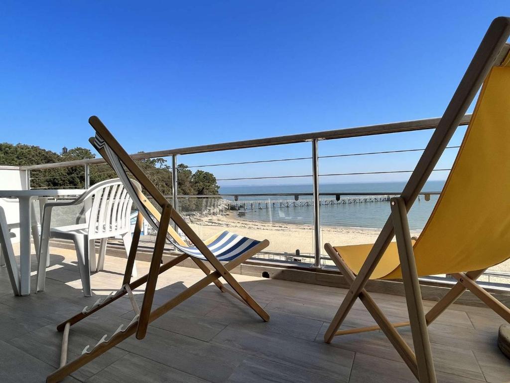 Studio duplex 4 pers avec balcon, parking et accès direct plage - Noirmoutier-en-l'Île - FR-1-224B-527