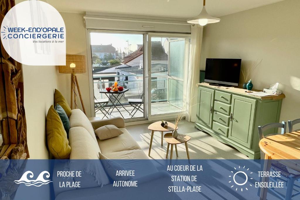 Appartement à 50m de la mer avec parking - 6 personnes, animaux admis - FR-1-236-101