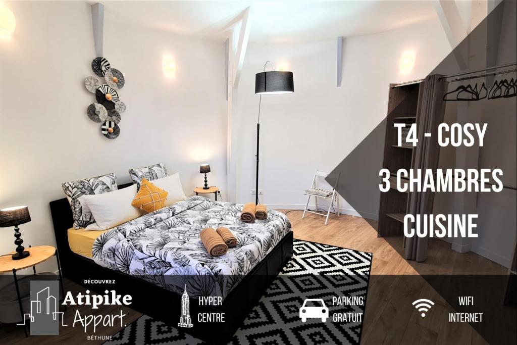 Appart 4 personnes Bethune Centre