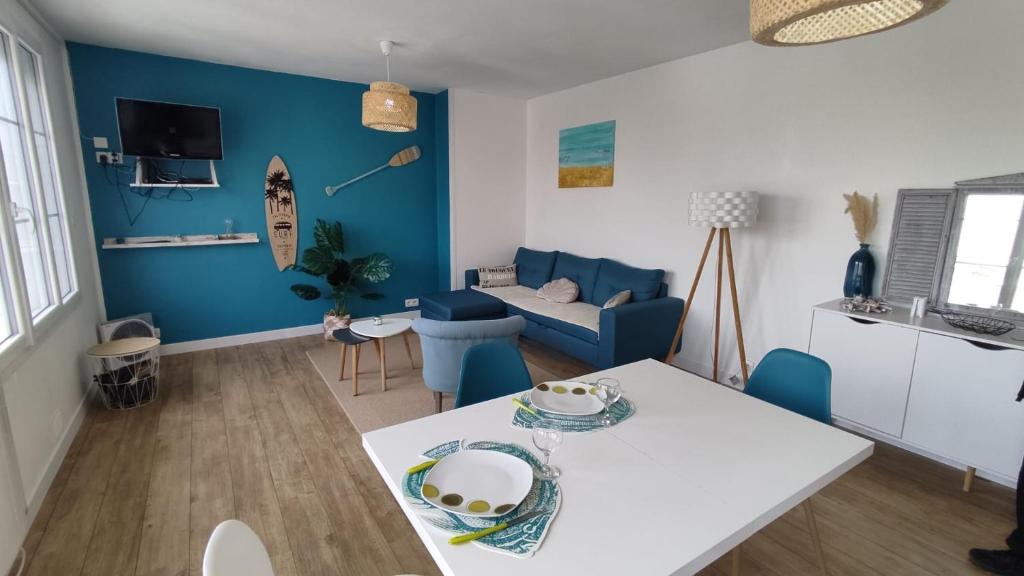 L'Aéroplage, Appartement Standing Rénové Vacances 40mètres plage