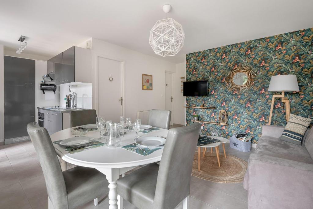 Appartement dans résidence calme à 100m de la plage