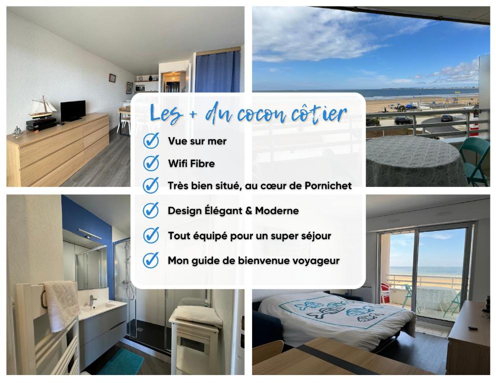Cocon côtier - Vue sur Mer - Parking - Proche de la Thalasso - Terrasse
