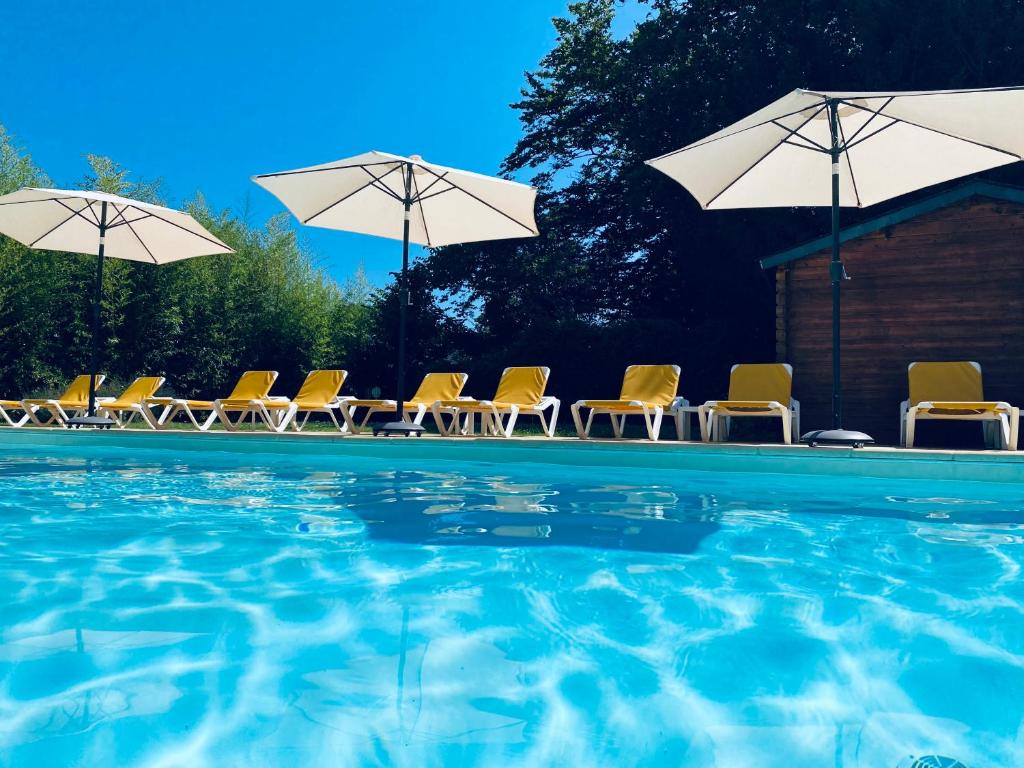 Cabane avec Jacuzzi privatif du Manoir du Parc - Adults only