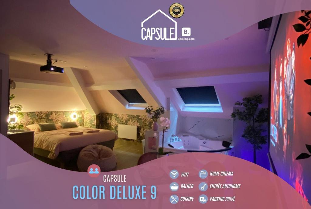 Capsule Marrakech I Chicha I Sauna I Balnéo I Console PS5 I Cinéma