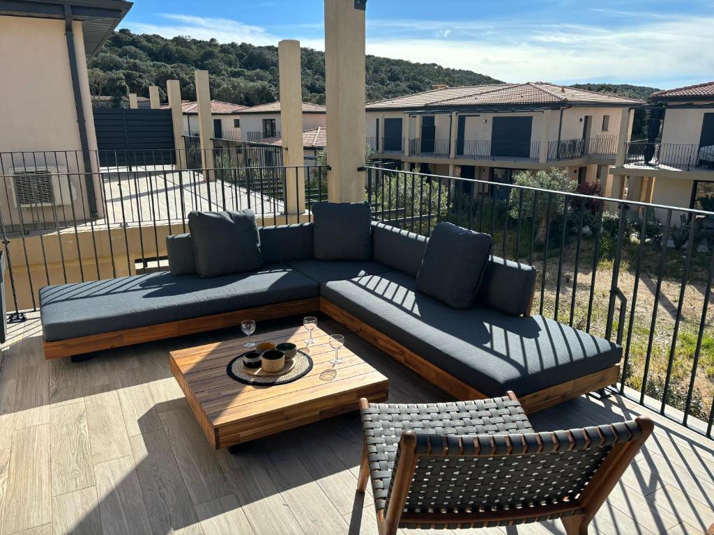 Foce del Edera T3 Chic Terrasse Piscine et parking