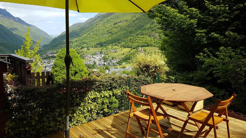 Le chalet de Luz avec terrasse & vue sur la vallée