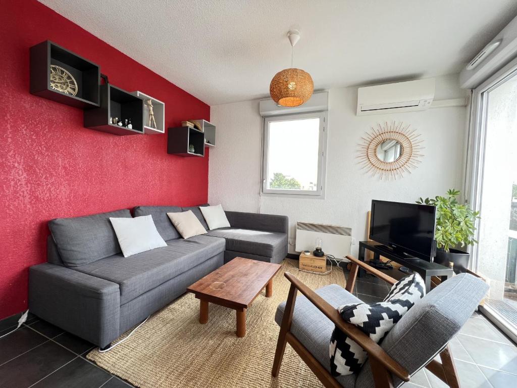 Le Pavot - appt 4p, climatise avec vue imprenable