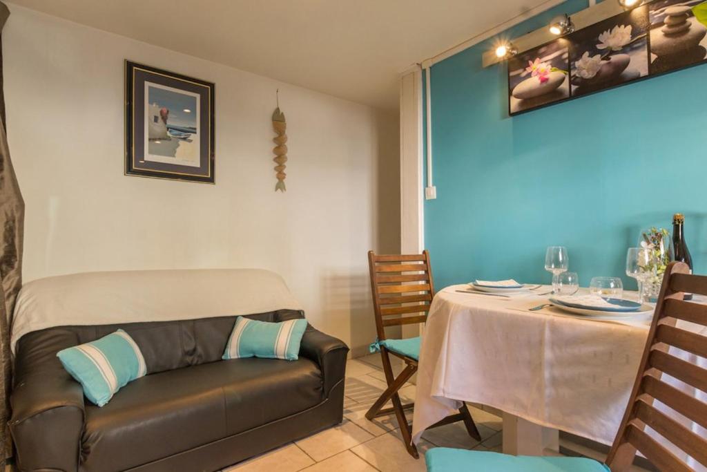 Maison charmante a Bernieres sur Mer parfait 35 m²