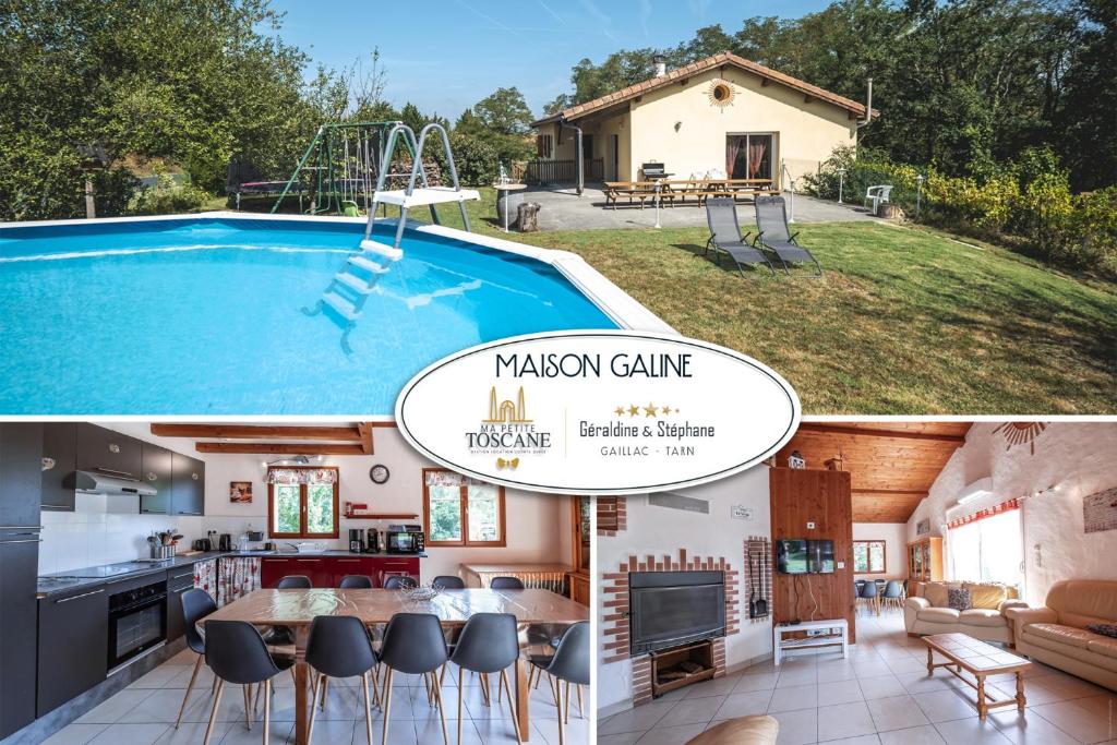 Maison Galine - Maison de campagne - Piscine & Aire de Jeux
