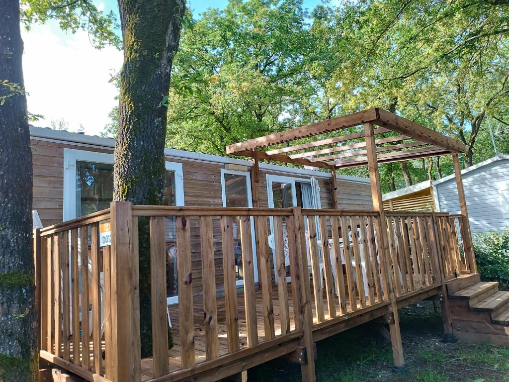 Mobil-home en pleine Nature