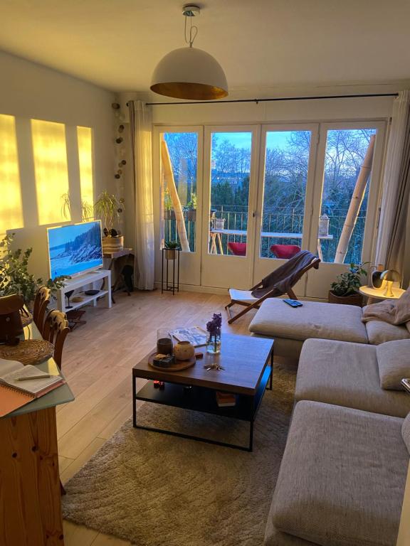 Old Town apartment with view