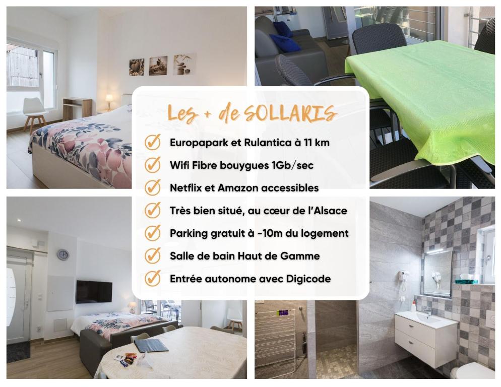 Sollaris Appartements 3P 1ère étage à 11km d'Europa-Park