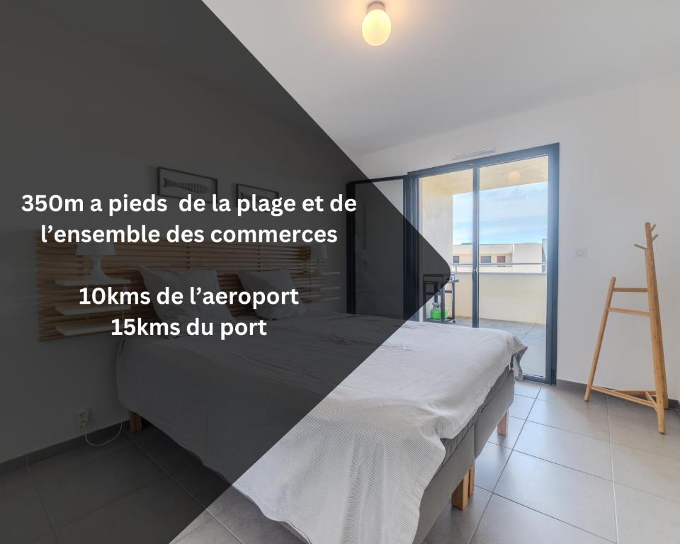 Porticcio - Appartement spacieux, terrasse, 350m de la plage