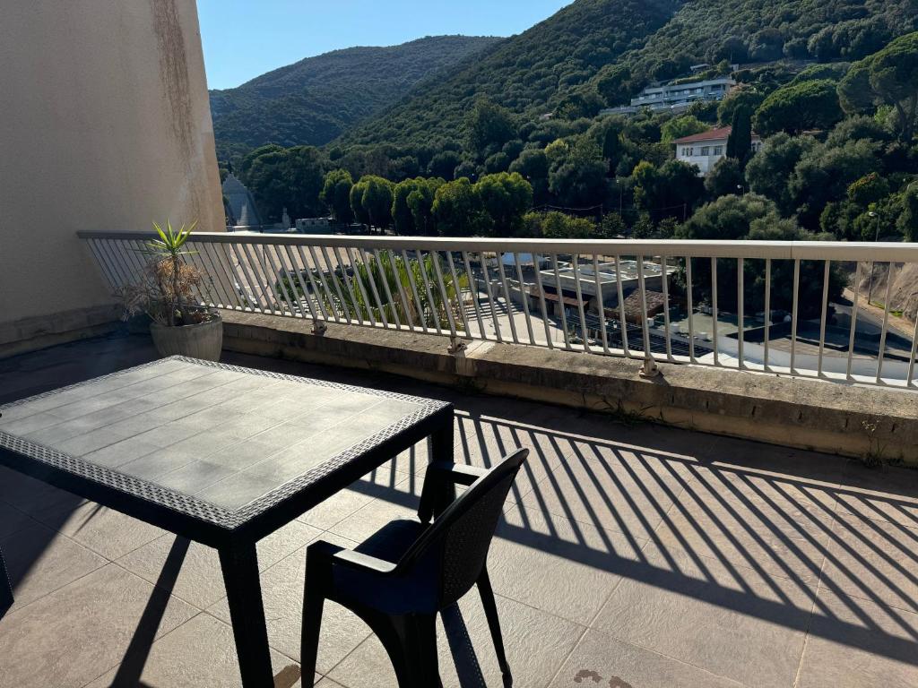 Ajaccio centre ville cosy et spacieux avec climatisation, grande terrasse et vue mer