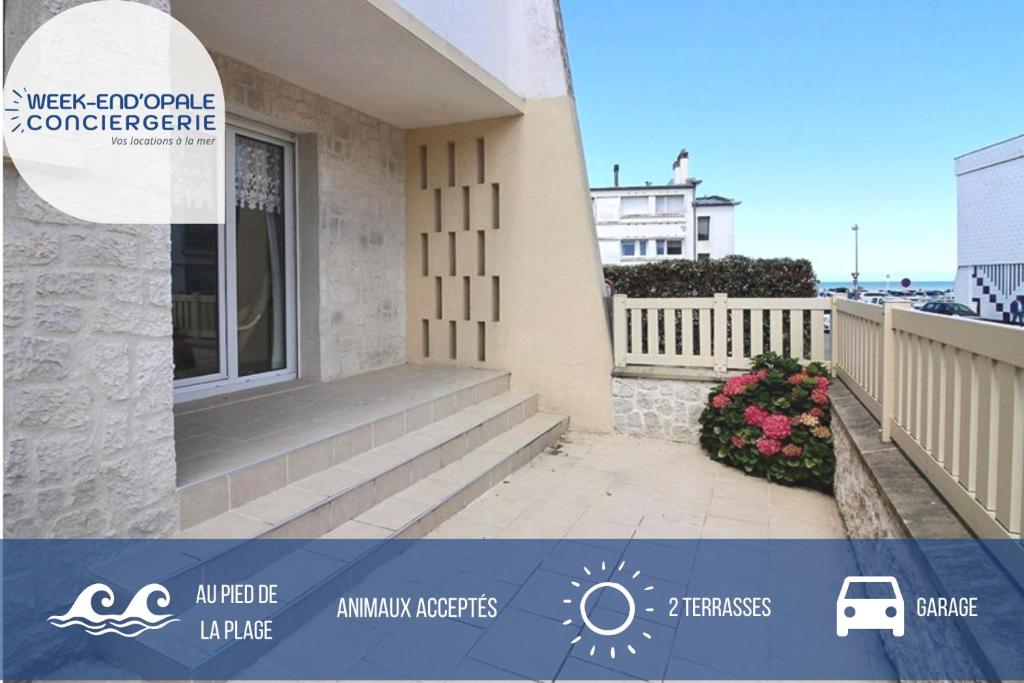 Bel appartement plage, 2 chambres, balcon ensoleillé, garage privatif, animaux acceptés, WIFI optionnel - FR-1-674-2