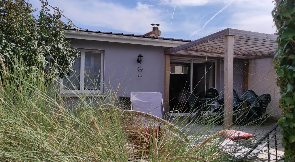 Vue imprenable sur la mer depuis notre appartement "Au Berkail"