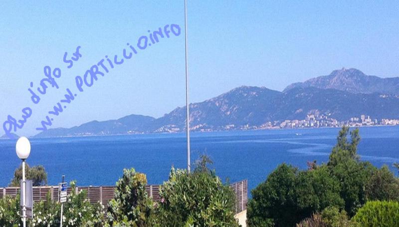Vue mer panoramique plage 50m Porticcio Corse